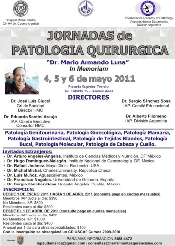 Jornadas de Patología Quirúrgica en Memoria del Dr. Mario Luna 2011